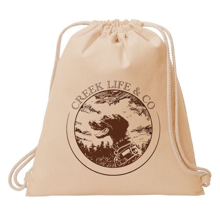 Creek Life With K.E.L.C.E Drawstring Bag