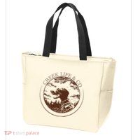 Creek Life With K.E.L.C.E Zip Tote Bag