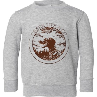 Creek Life With K.E.L.C.E Toddler Sweatshirt