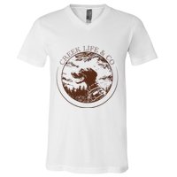 Creek Life With K.E.L.C.E V-Neck T-Shirt