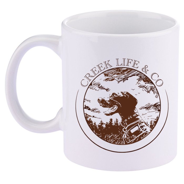 Creek Life With K.E.L.C.E 11oz C Handle Ceramic Mug