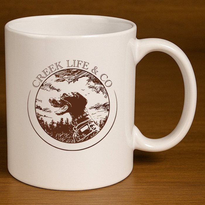 Creek Life With K.E.L.C.E 11oz C Handle Ceramic Mug