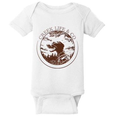 Creek Life With K.E.L.C.E Baby Bodysuit