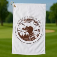 Creek Life With K.E.L.C.E Golf Towel