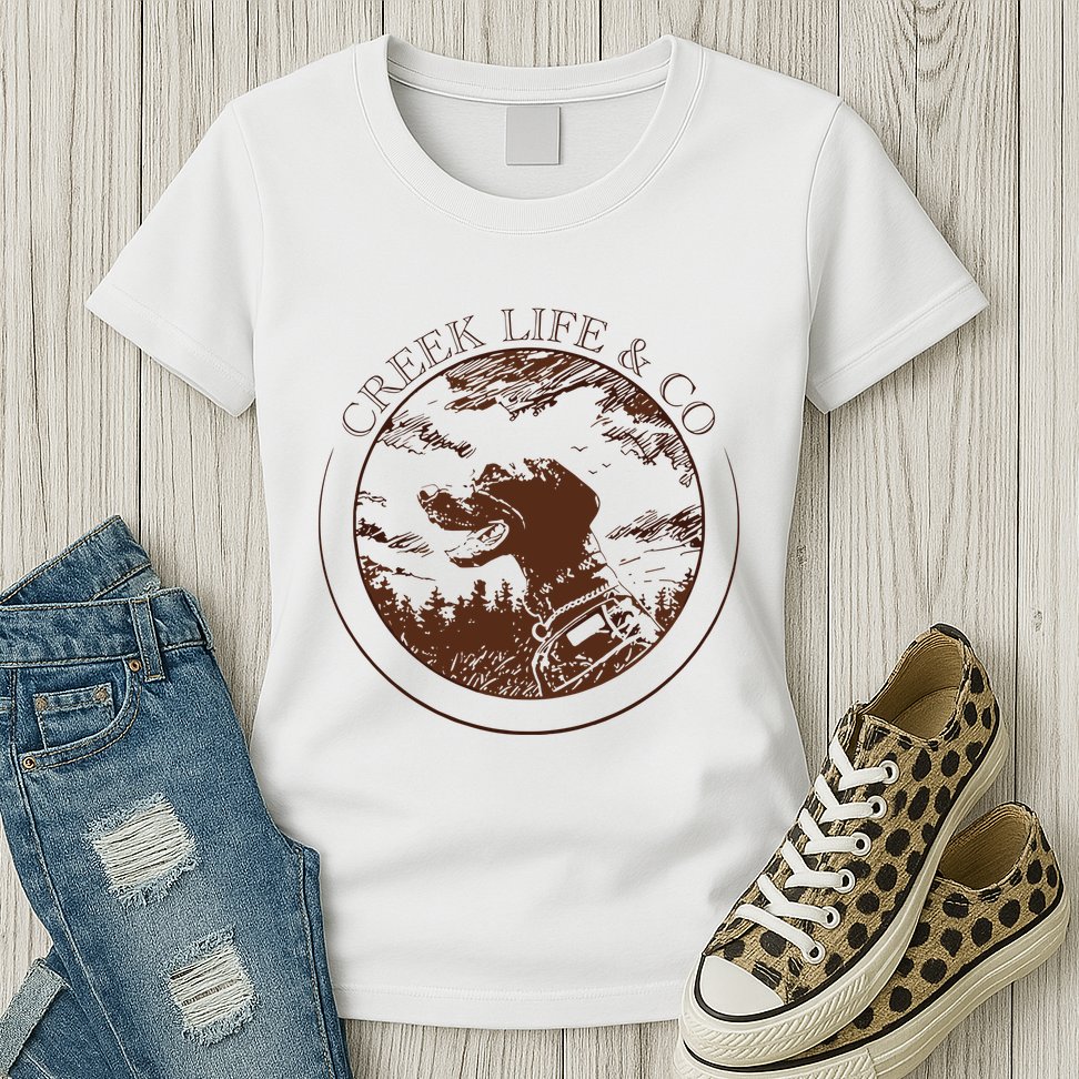 Creek Life With K.E.L.C.E Womens T-Shirt