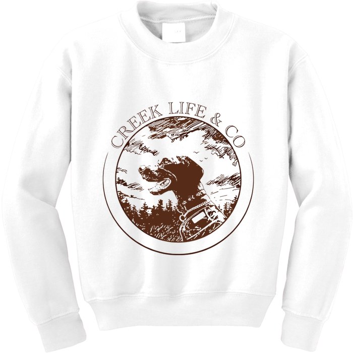 Creek Life With K.E.L.C.E Kids Sweatshirt