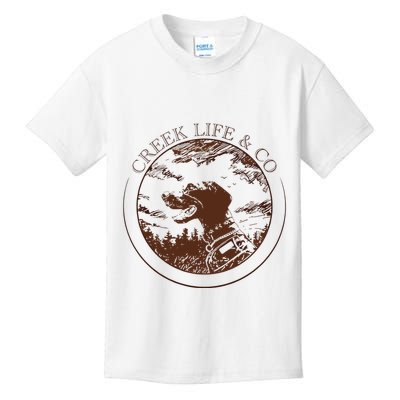 Creek Life With K.E.L.C.E Kids T-Shirt