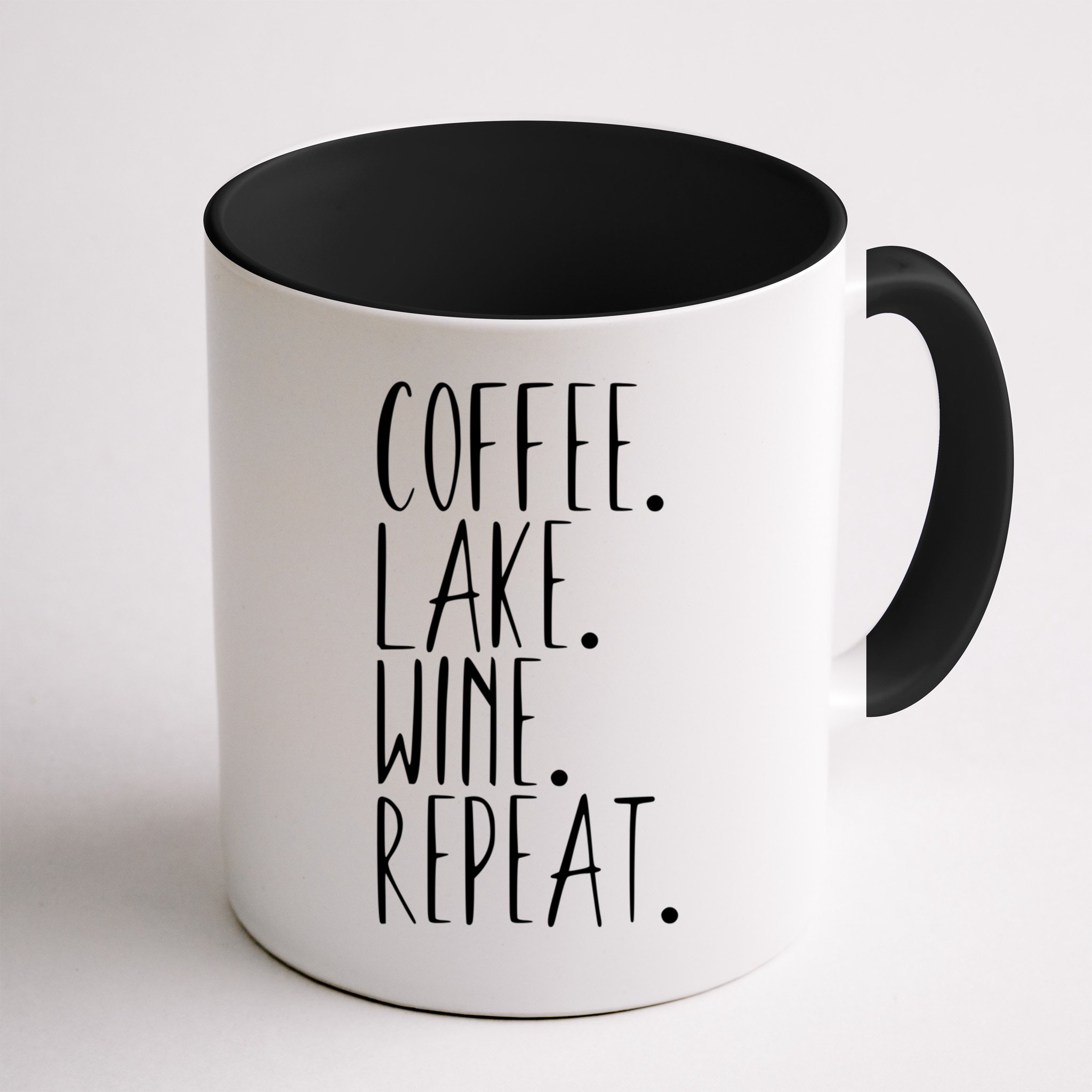 Coffee Lake Wine Repeat Gift Mug
