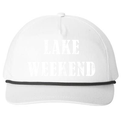 Cute Lake Weekend Gift Snapback Five-Panel Rope Hat