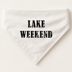 Cute Lake Weekend Gift USA-Made Doggie Bandana