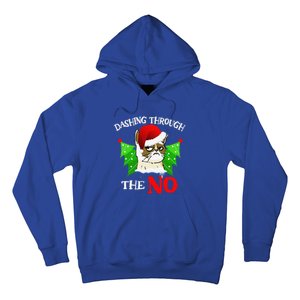 Cat Lover Xmas Dashing Through Grumpy Cats The No Christmas Hoodie