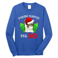 Cat Lover Xmas Dashing Through Grumpy Cats The No Christmas Long Sleeve Shirt