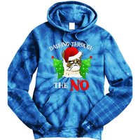 Cat Lover Xmas Dashing Through Grumpy Cats The No Christmas Tie Dye Hoodie