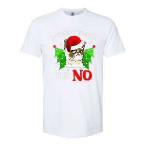 Cat Lover Xmas Dashing Through Grumpy Cats The No Christmas Softstyle CVC T-Shirt