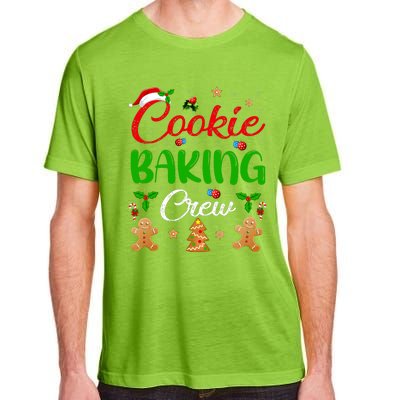 Cooking Lover Xmas Pajama Funny Cookie Baking Crew Christmas Adult ChromaSoft Performance T-Shirt