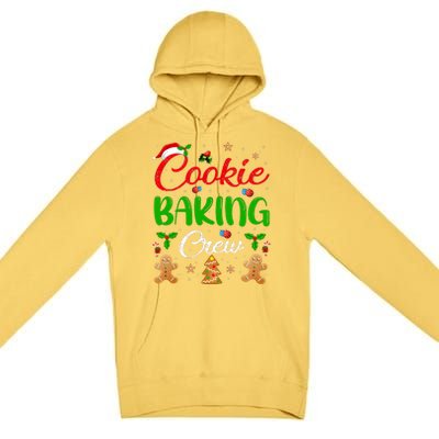 Cooking Lover Xmas Pajama Funny Cookie Baking Crew Christmas Premium Pullover Hoodie