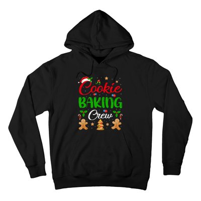 Cooking Lover Xmas Pajama Funny Cookie Baking Crew Christmas Hoodie