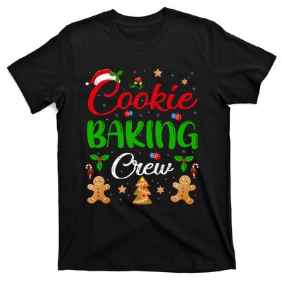 Cooking Lover Xmas Pajama Funny Cookie Baking Crew Christmas T-Shirt