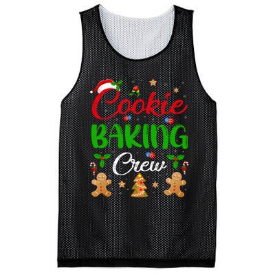 Cooking Lover Xmas Pajama Funny Cookie Baking Crew Christmas Mesh Reversible Basketball Jersey Tank