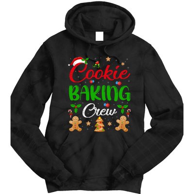 Cooking Lover Xmas Pajama Funny Cookie Baking Crew Christmas Tie Dye Hoodie