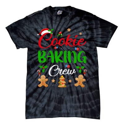 Cooking Lover Xmas Pajama Funny Cookie Baking Crew Christmas Tie-Dye T-Shirt