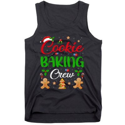 Cooking Lover Xmas Pajama Funny Cookie Baking Crew Christmas Tank Top