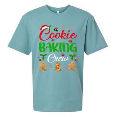 Cooking Lover Xmas Pajama Funny Cookie Baking Crew Christmas Sueded Cloud Jersey T-Shirt