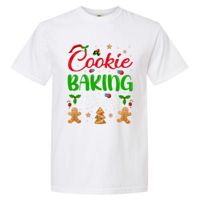 Cooking Lover Xmas Pajama Funny Cookie Baking Crew Christmas Garment-Dyed Heavyweight T-Shirt