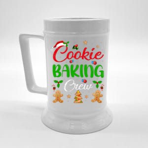 Cooking Lover Xmas Pajama Funny Cookie Baking Crew Christmas Beer Stein