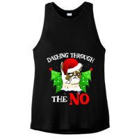 Cat Lover Xmas Dashing Through Grumpy Cats The No Christmas Ladies PosiCharge Tri-Blend Wicking Tank
