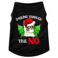 Cat Lover Xmas Dashing Through Grumpy Cats The No Christmas Doggie Tank