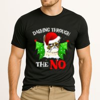 Cat Lover Xmas Dashing Through Grumpy Cats The No Christmas Performance Shirt