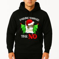 Cat Lover Xmas Dashing Through Grumpy Cats The No Christmas Hoodie