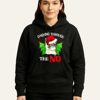 Cat Lover Xmas Dashing Through Grumpy Cats The No Christmas Hoodie