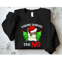 Cat Lover Xmas Dashing Through Grumpy Cats The No Christmas Sweatshirt