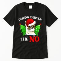 Cat Lover Xmas Dashing Through Grumpy Cats The No Christmas Tall T-Shirt