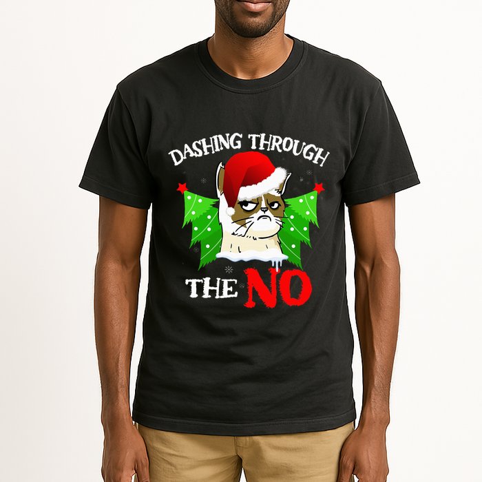 Cat Lover Xmas Dashing Through Grumpy Cats The No Christmas Tall T-Shirt