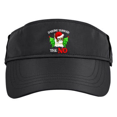 Cat Lover Xmas Dashing Through Grumpy Cats The No Christmas Adult Drive Performance Visor