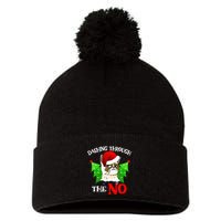 Cat Lover Xmas Dashing Through Grumpy Cats The No Christmas Pom Pom 12in Knit Beanie