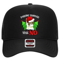 Cat Lover Xmas Dashing Through Grumpy Cats The No Christmas Trucker Hat