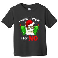 Cat Lover Xmas Dashing Through Grumpy Cats The No Christmas Toddler T-Shirt