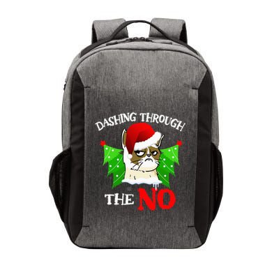 Cat Lover Xmas Dashing Through Grumpy Cats The No Christmas Vector Backpack
