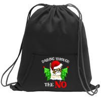 Cat Lover Xmas Dashing Through Grumpy Cats The No Christmas Sweatshirt Cinch Pack Bag