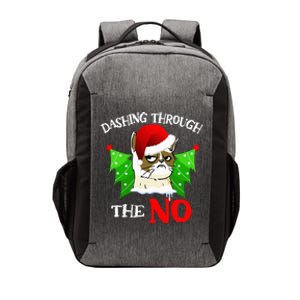 Cat Lover Xmas Dashing Through Grumpy Cats The No Christmas Vector Backpack