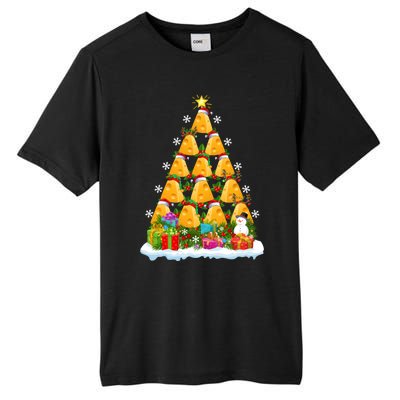 Cheese Lover Xmas Holiday Santa Cheese Christmas Tree Tall Fusion ChromaSoft Performance T-Shirt