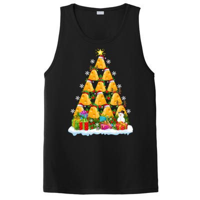 Cheese Lover Xmas Holiday Santa Cheese Christmas Tree PosiCharge Competitor Tank