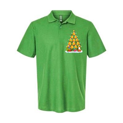 Cheese Lover Xmas Holiday Santa Cheese Christmas Tree Softstyle Adult Sport Polo