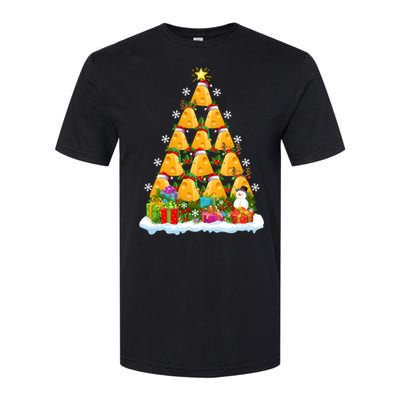 Cheese Lover Xmas Holiday Santa Cheese Christmas Tree Softstyle CVC T-Shirt