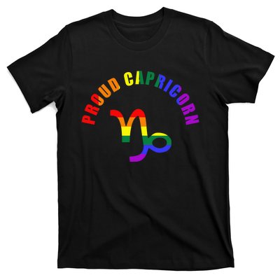 Capricorn Astrology LGBTQ Zodiac Sign Horoscope T-Shirt