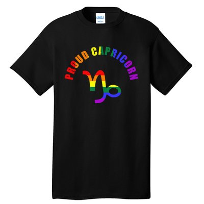 Capricorn Astrology LGBTQ Zodiac Sign Horoscope Tall T-Shirt